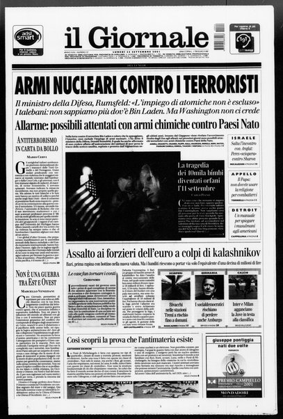 Il giornale del lunedi